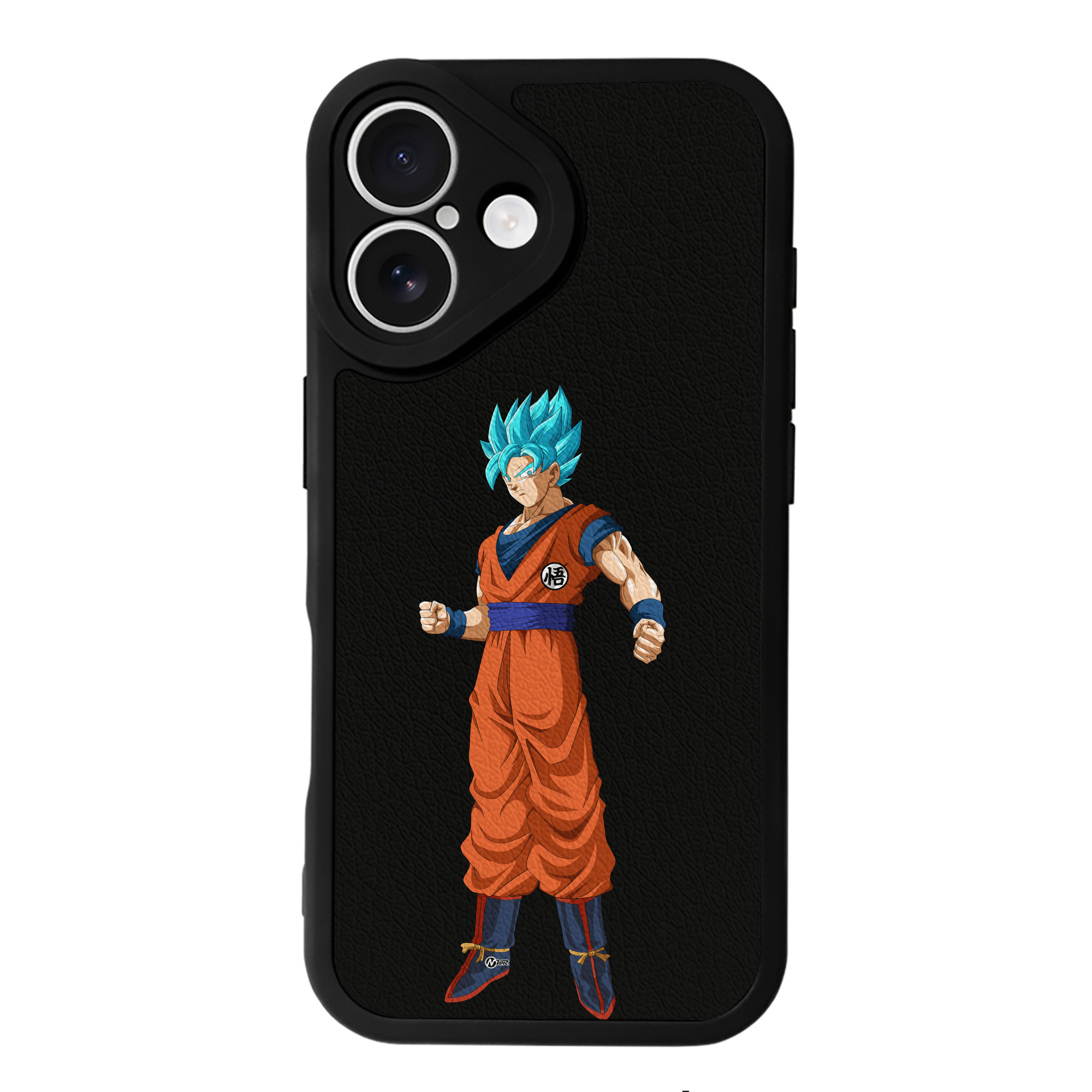 （画像用） ドラゴンボール 孫悟空（そん ごくう）Son Goku カカロット DRAGON BALL Kakarotto 【iPhone 16シリーズ対応】シリコンスマホケース（レザー調） 材質：シリコン